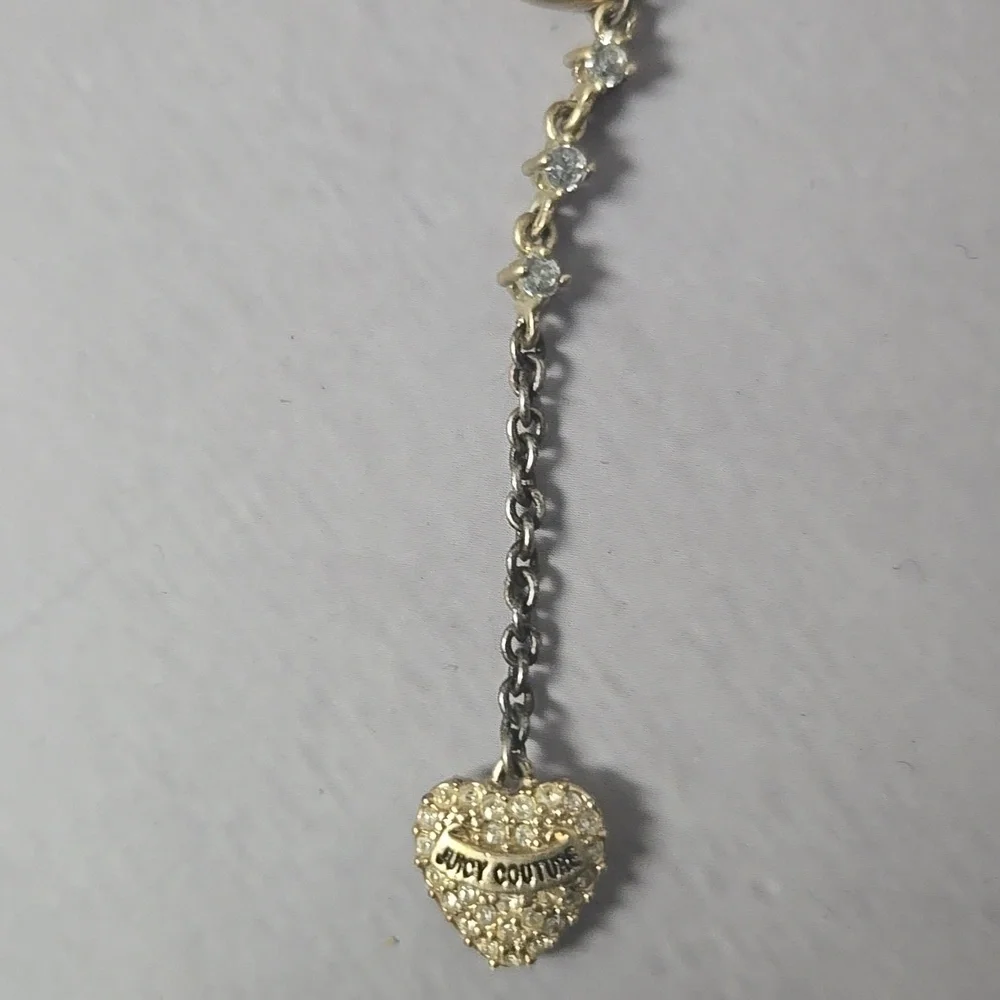 Juicy Couture Vintage Single Heart Charm Earring.